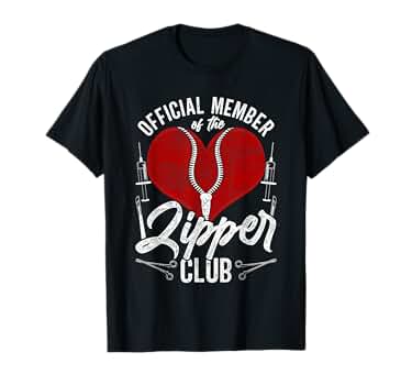 Amazon.com: Official Member Of The Zipper Club Open Heart